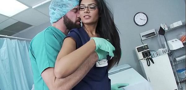 Doctor Adventures -  Call Me Doctor Nurse scene starring Shazia Sahari  Charles Dera